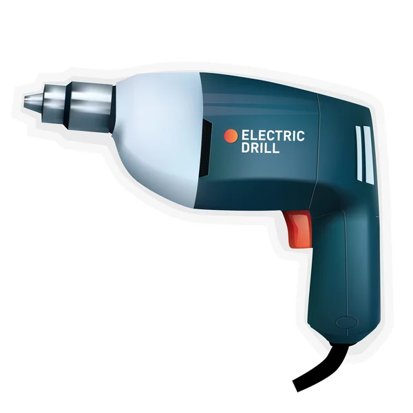 stock vector Electric drill