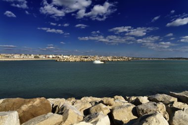 İtalya, Sicilya, Akdeniz, scoglitti port