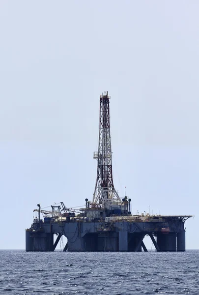 stock image Italy, Mediterranean Sea, offshore oil platform