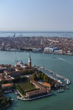 İtalya, Venedik, şehrin havadan görünümü