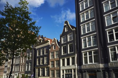 Hollanda, amsterdam, eski taş binalar