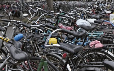 Hollanda, amsterdam, Bisiklet park