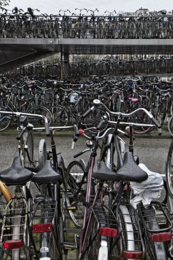 Hollanda, amsterdam, Bisiklet park