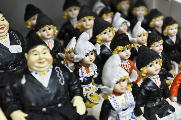 stock image Holland, Volendam (Amsterdam), typical dutch dolls for sale