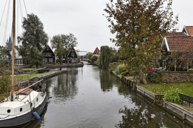 Holland, volendam (amsterdam), Hollandalı tipik taş evler