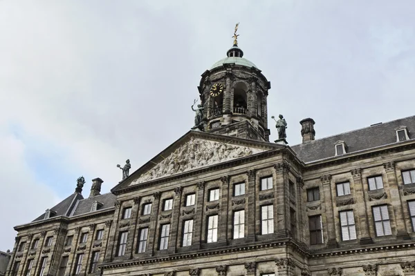 Holanda, Ámsterdam, Plaza Dam, el Palacio Real — Foto de Stock