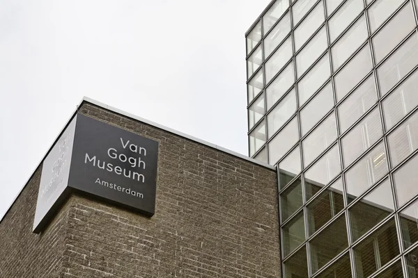 stock image Holland, Amsterdam, Van Gogh Museum building