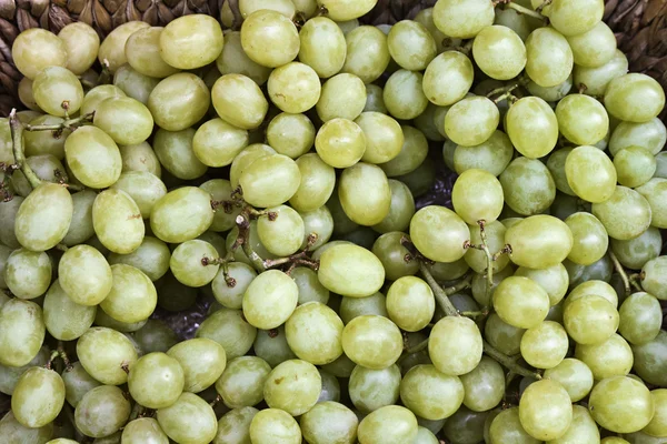 Holanda, Amsterdam, uvas blancas en venta en un mercado local —  Fotos de Stock
