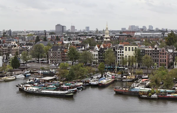 Hollanda, amsterdam, panoramik şehir — Stok fotoğraf