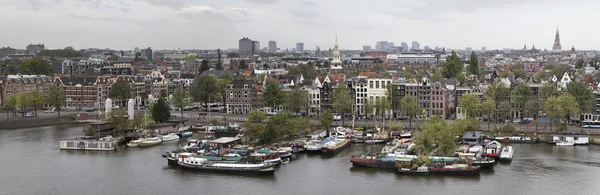 Hollanda, amsterdam, panoramik şehir — Stok fotoğraf