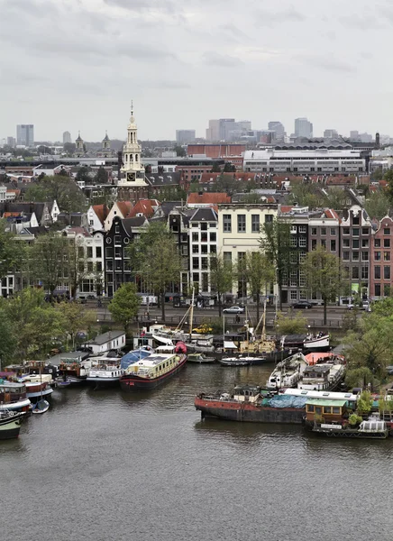 Holland, Amsterdam, panoramic view of the city — Stock Photo, Image