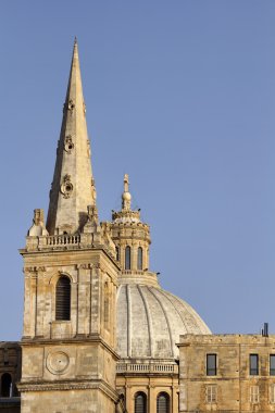 Malta Adası, Valetta'nın st. john co-katedral 's kubbe görünümü