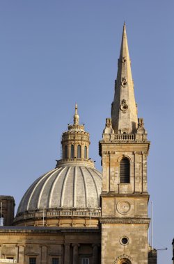 Malta Adası, Valetta'nın st. john co-katedral 's kubbe görünümü