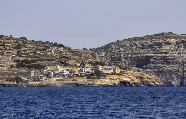 Νησί της Μάλτας, πανοραμική θέα στην βραχώδη νότια ακτή του — Φωτογραφία Αρχείου