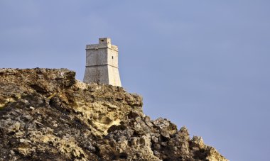 Malta Adası, güney kıyılarında adanın eski saracin Kulesi