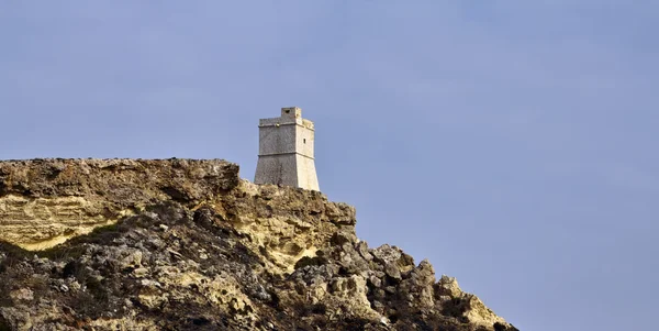 Wyspa Malta, południowego wybrzeża wyspy, stara wieża saracin — Zdjęcie stockowe