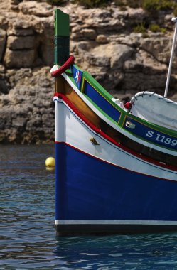 Malta Island, Malta tipik balıkçı teknesi