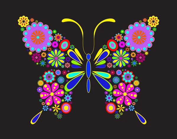 Метелик — стоковий вектор