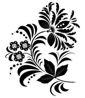 Abstract flower clipart