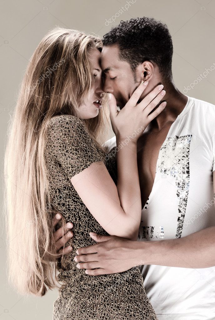 Passionate kiss. Vintage photo. Stock Photo by ©Meggan 7855475