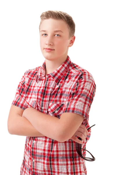 Portrét dospívajícího chlapce — Stock fotografie