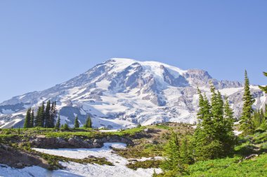 Mount Rainier clipart