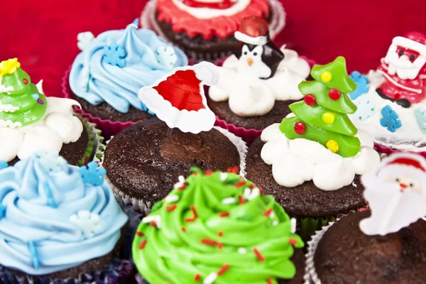 Kerstmis cupcake — Stockfoto