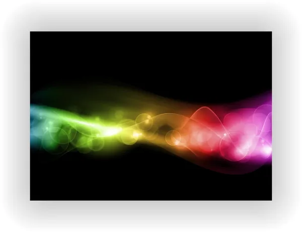 Modèle abstrait de lumière colorée — Image vectorielle