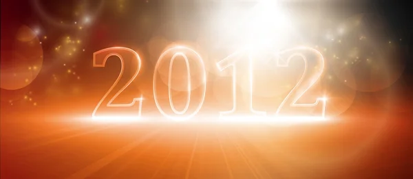 Feliz Ano Novo 2012 — Vetor de Stock