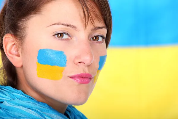 Confiante menina ucraniana — Fotografia de Stock
