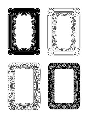 Picture frames 1 clipart