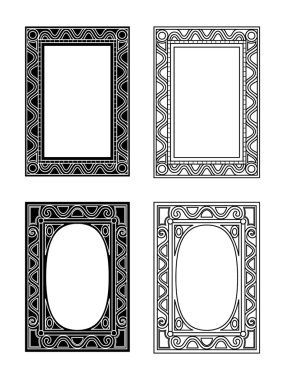 Picture frames 3 clipart