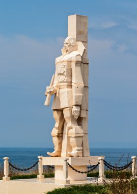 Monument to Admiral Ushakov clipart