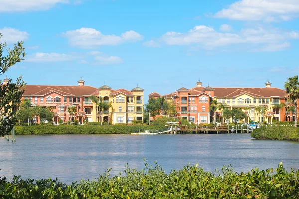 stock image Bright colorful condo view in Florida