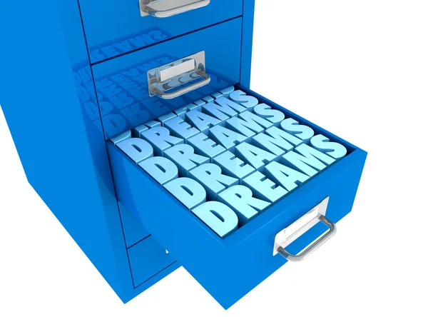 Dreams in the drawer — Stock Photo, Image