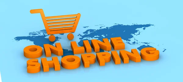 Online-Einkauf — Stockfoto