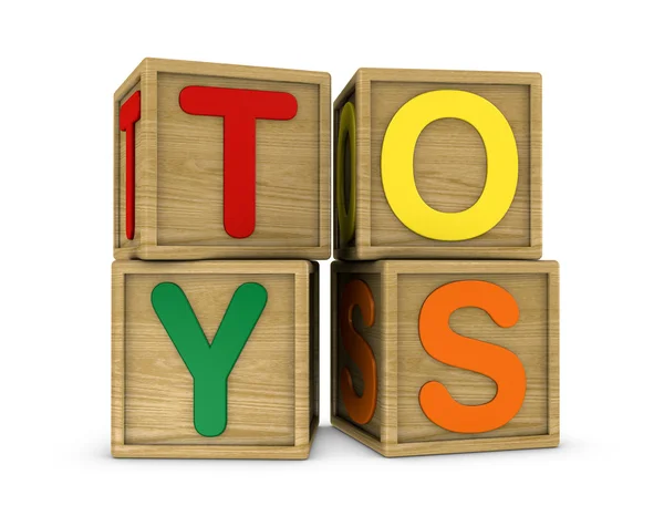 Spielzeugwürfel — Stockfoto