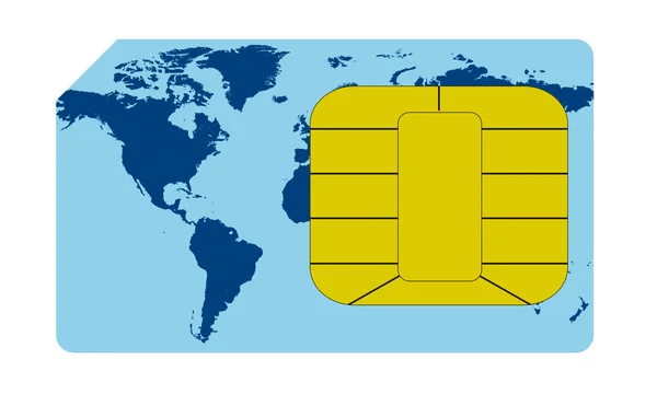 Concepto de tarjeta SIM —  Fotos de Stock