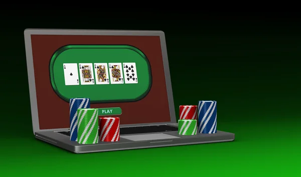 Gokken op lijn — Stockfoto