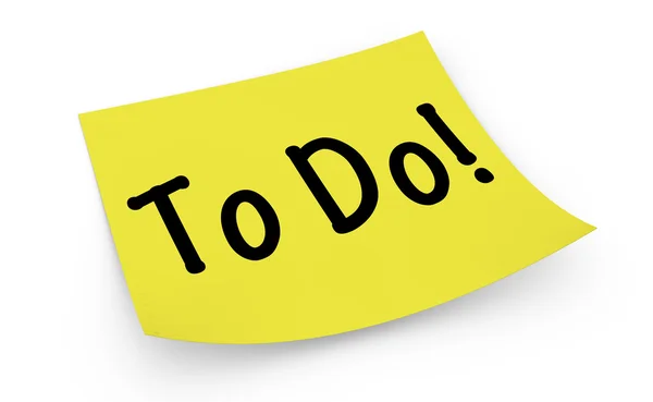 To do post-it — Stock Photo, Image