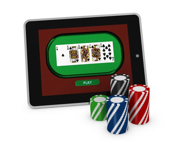 On-line szerencsejáték — Stock Fotó
