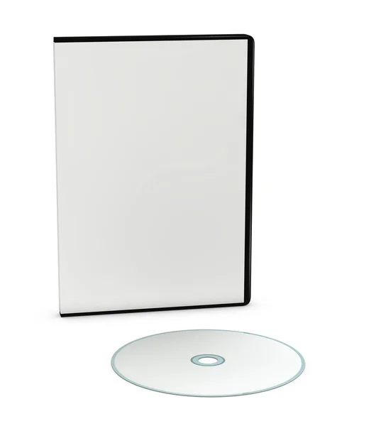 Blank cd or dvd jewel case — Stock Photo, Image