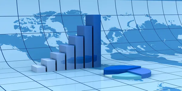 Global finansiell analys — Stockfoto