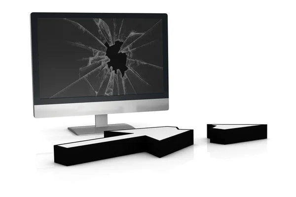 Computer fout concept — Stockfoto