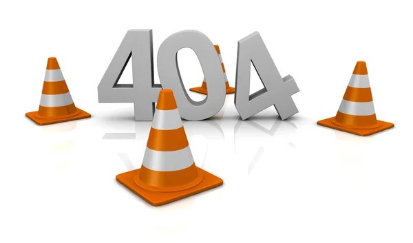 Fout 404 concept — Stockfoto