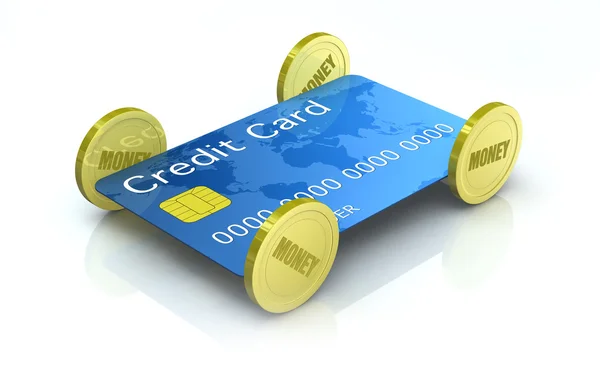Концепция кредитной карты — стоковое фото