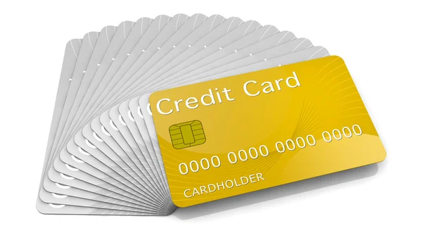 Gold card — Stock Photo, Image