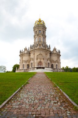 Blessed Virgin Mary Church in Dubrovitsy. Russia clipart