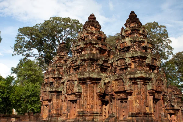 Templo Banteay Srei. Angkor, Camboya — Foto de Stock