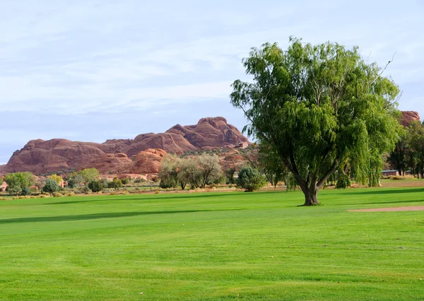 Campo de golfe Moab Desert — Fotografia de Stock